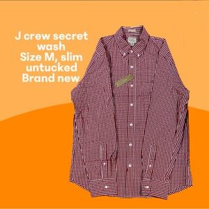 Brand new J.Crew Men Slim Untucked Shirt